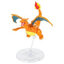 Boneco Pokémon Select Charizard S1 com Base Jazwares