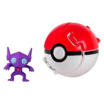 Boneco Pokémon Throw N' Pop - Sableye + PokéBola TOMY