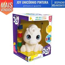 Boneco Pônei Unicórnio Joy Pintura Guache Educativo Infantil