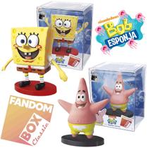 Boneco Pop Bob Esponja e Patrick Estrela Fandom Box Classic - Lider Brinquedos