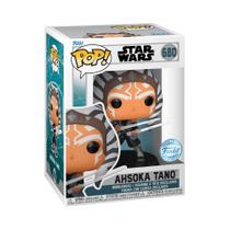 Boneco pop Funko Star Wars Ahsoka Tano com sabres de luz duplos Boneco pop Funko Star Wars Ahsoka Tano com sabres de luz duplos