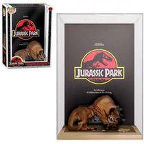 Boneco Pop Jurassic Park Poster Tyrannosaurus Rex Velociraptor 03 - Funko