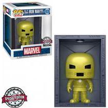 Boneco Pop Marvel Deluxe Iron Man Hall Of Armor Ex 1035 - Funko