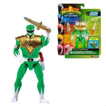 Boneco Power Ranger 15cm Figura Morfável Ranger Verde 5180 - Sunny