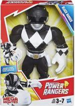 Boneco Power Ranger Preto 25cm Mega Mighties E5872 - Hasbro