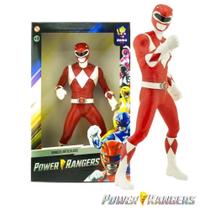 Boneco Power Rangers Gigante 40 cm Red Ranger Vermelho 0851 - Mimo
