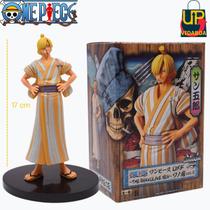 Boneco Premium One Piece -Sanji 17cm com kimono - na caixa action figure