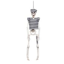 Boneco Prisioneiro Esqueleto Halloween 5,5x9x40cm 29003179