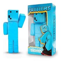 Kit 3 Bonecos Minecraft Problems Melzinha Mel 35 Cm - Algazarra - Boneco  Minecraft - Magazine Luiza