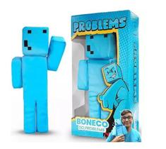 Boneco Problems Streamers Pelúcia Minecraft - Ak Solutions