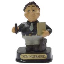 Boneco Profissional Administrador Miniatura Decoração 8cm Boneco Profissional Administrador Miniatura Decoração 8cm