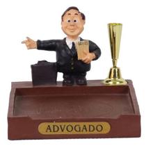 Boneco Profissional Advogado P/ Papel e Caneta 8cm