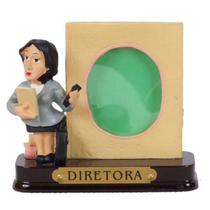 Boneco Profissional Diretora Miniatura C/ Porta Foto 8 Cm
