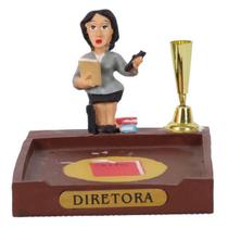 Boneco Profissional Diretora P/ Papel e Caneta 8cm Boneco Profissional Diretora P/ Papel e Caneta 8cm