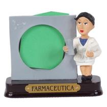 Boneco Profissional Farmaceutica Com Porta Foto 8Cm Boneco Profissional Farmaceutica Com Porta Foto 8Cm