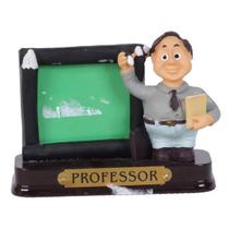 Boneco Profissional Professor c/Porta Foto Decoração 8cm