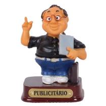 Boneco Profissional Publicitário Miniatura Decoração 8cm