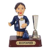 Boneco Profissional Recepcionista Porta Caneta 8 cm