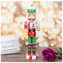 Boneco Quebra Nozes Confeiteiro Natal Papai Noel 38Cm - Gici Christmas