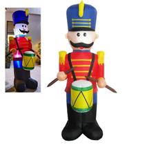 Boneco Quebra Nozes Inflavel Gigante Natal Natalino Iluminado Festa Fim de Ano Comemoraçao Decoraçao Casa Jardim Comercio Loja Shopping Porta Entrada Boneco Quebra Nozes Inflavel Gigante Natal Natalino Iluminado Festa Fim de Ano Comemoraçao Decoraçao Casa Jardim Comercio Loja Shopping Porta Entrada