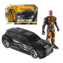 Boneco Racing Soldiers Brinquedo Carro com Soldado Bs Toys