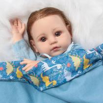 Boneco Reborn Arthur 46cm Cabelo Fio a Fio Pode Molhar Boneco Reborn Arthur 46cm Cabelo Fio a Fio Pode Molhar