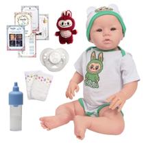 Boneco Reborn Bebê Masculino Carequinha Pode Dar Banho Boneco Reborn Bebê Masculino Carequinha Pode Dar Banho