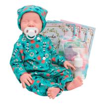 Boneco Reborn Bebê Realista Menino Carequinha Com Acessórios