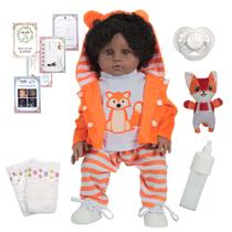 Boneco Reborn Bebê Realista Príncipe Menino Acessórios