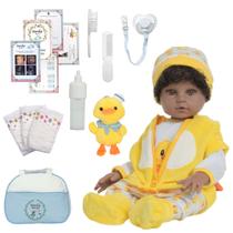 Boneco Reborn Masculino 100% Vinil Siliconado Pato Pelúcia Boneco Reborn Masculino 100% Vinil Siliconado Pato Pelúcia