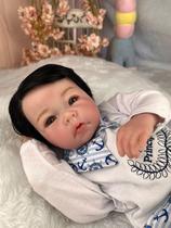 Boneco Reborn Menino Corpo de Silicone Pode Molhar