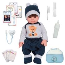 Boneco Reborn Realista Arthur Com Conjunto Ursinho Fofo Boneco Reborn Realista Arthur Com Conjunto Ursinho Fofo