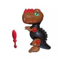 Boneco Rex Dinossauro Educativo Monta e Desmonta - Samba Toys Boneco Rex Dinossauro Educativo Monta e Desmonta - Samba Toys