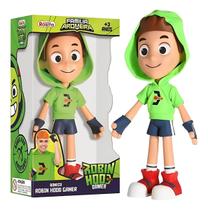 Boneco Robin Hood Gamer Youtuber da Familia Arqueiro Em Vinil Original 26 cm - Rosita