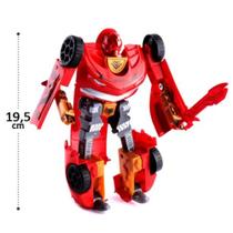 Boneco Robô Brinquedo Transformer Em Carro Guerreiro