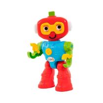 Boneco robo colorido maral articulado com som e expressoes - Maral Brinquedos