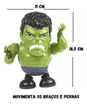 Boneco Robô Dançarino Hulk Som E Luz Dança