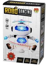 Boneco Robo Dancing Com Som E Luz Dm Toys Dmt6304