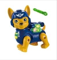 Boneco Robô Patrulha Canina Chase Fujão Infantil Com Luz E Som Boneco Robô Patrulha Canina Chase Fujão Infantil Com Luz E Som