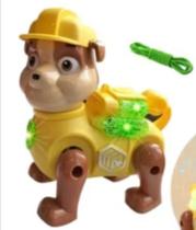 Boneco Robô Patrulha Canina Rubble Fujão Infantil Com Luz E Som Boneco Robô Patrulha Canina Rubble Fujão Infantil Com Luz E Som