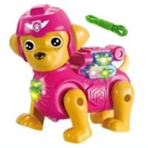 Boneco Robô Patrulha Canina Skye Fujão Infantil Com Luz E Som