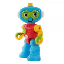 Boneco robô-play c/ som articulado expressões c/ rodinhas maral Boneco robô-play c/ som articulado expressões c/ rodinhas maral