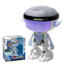 Boneco Robô Talkimon Repetição de Voz e Luz F0203-7 Fun