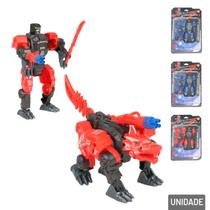 Boneco Robô Transformer 2 EM 1 Selvagem - Tudo em Caixa
