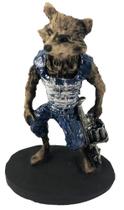 Boneco Rocket Raccoon Guardiões Da Galáxia 12cm Resina Groot Boneco Rocket Raccoon Guardiões Da Galáxia 12cm Resina Groot