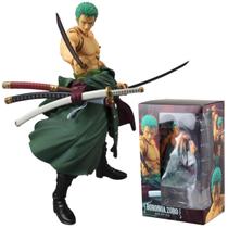 Boneco Roronoa Zoro 17 cm articulado One Piece Heroes Figure