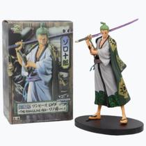 Boneco Roronoa Zoro 17cm com kimono One Piece action figure