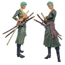 Boneco Roronoa Zoro Action Figure Anime One Piece Grandline
