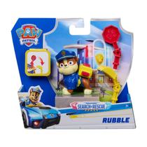 Boneco Rubble Série Search & Rescue - Patrulha Canina Boneco Rubble Série Search & Rescue - Patrulha Canina