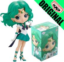 Boneco Sailor Moon Eternal Super Sailor Neptune Q Posket Bandai Banpresto Boneco Sailor Moon Eternal Super Sailor Neptune Q Posket Bandai Banpresto